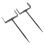 6Pcs Black Adjustable Metal Pipe Brackets for Outdoor Gutter Support 1