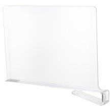2Pcs Transparent Acrylic Closet Shelf Divider Organizer for Clothes