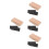 4Pcs Fingerboard Radius Sanding Blocks Wood Guitar Fret Polishing Kit 10