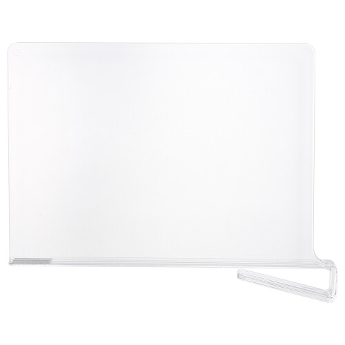 2Pcs Transparent Acrylic Closet Shelf Divider Organizer for Clothes 1