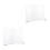 2Pcs Transparent Acrylic Closet Shelf Divider Organizer for Clothes 3