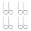 8Pcs Silver Trumpet Finger Pull Rings Valve Slide Repair Tool 6