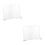 2Pcs Transparent Acrylic Closet Shelf Divider Organizer for Clothes 7