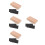 4Pcs Fingerboard Radius Sanding Blocks Wood Guitar Fret Polishing Kit 4