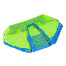 2Pcs Durable Green Mesh Tote Bags Travel & Toy Storage Large Capacity