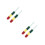 4Pcs Clarinet Maintenance Brushes Nylon Metal for Effective Cleaning 4