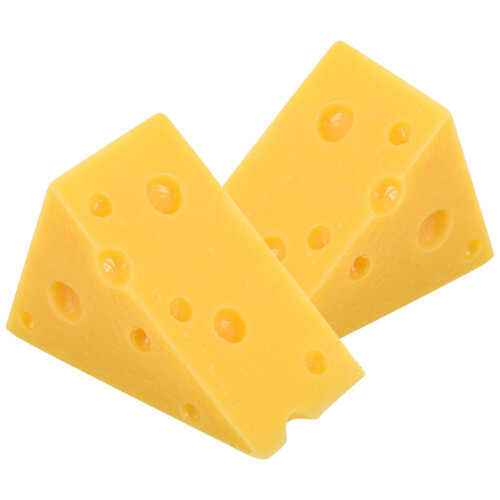 6Pcs Resin Simulation Cheese Model Yellow Decorative Food Model Props 2