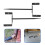 6Pcs Black Adjustable Metal Pipe Brackets for Outdoor Gutter Support 10
