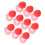 500Pcs Red Plastic Fire Alarm Covers Replaceable Detector Caps 2