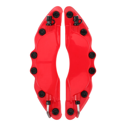3Paires Cache Étrier Rouge ABS, Protection Arrière 1