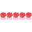 500Pcs Red Plastic Fire Alarm Covers Replaceable Detector Caps 11