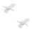 2Pcs Compact White Nail Art Hand Pillow Wrist Support Cushion 4