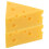 6Pcs Resin Simulation Cheese Model Yellow Decorative Food Model Props 2