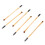 12Pcs Multifunctional Khaki Eyebrow Lash Makeup Brushes Set 1