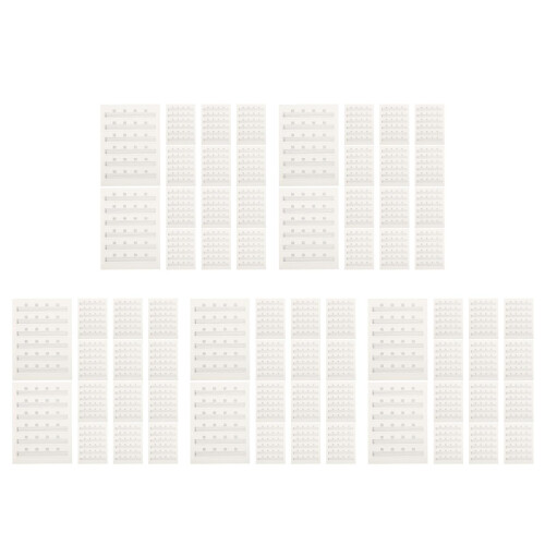 425Pièces Tab Guitare Blanches Pour Notes Musicales 2