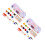 2Pcs Embroidery Starter Kit Bamboo Frame with Assorted Thread Colors 5