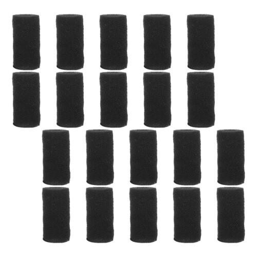100Pcs Black Replacement Sponge Filter for Fish Tank Filtration 1