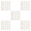 425Pièces Tab Guitare Blanches Pour Notes Musicales 5