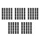 100Pcs Black Replacement Sponge Filter for Fish Tank Filtration 7