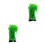 2Pcs Green Durable Artificial Water Grass Simulate Fish Tank Decor 4