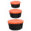6Pcs Red Plastic Fishing Live Bait Box Worm Storage Container Portable 3