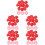 500Pcs Red Plastic Fire Alarm Covers Replaceable Detector Caps 8