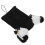 2St Skihelm Cover Zwart Knit Warm Elastisch Decoratief 1