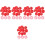 500Pcs Red Plastic Fire Alarm Covers Replaceable Detector Caps 6
