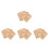 4Sets 3D Hout Kinderen Gouden Bouwmodel Architectuur 3