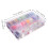 2Pcs Embroidery Starter Kit Bamboo Frame with Assorted Thread Colors 11