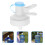 4Pcs Reusable White Plastic Water Spout for Coolers Adjustable Flow 11