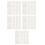 425Pièces Tab Guitare Blanches Pour Notes Musicales 8