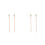 4St Marimba Hamer Maple Drumsticks Wit Voor Percussie Instrumenten 4