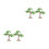 4St Model Scenery Plastic Groen Voor Miniatuur Landschap 9