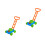 2Sets Bubbel Maker ABS Kids Bubbelblazer Cartoon Kar Speelgoed 9