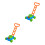 2Sets Bubbel Maker ABS Kids Bubbelblazer Cartoon Kar Speelgoed 5