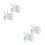 4Pcs Reusable White Plastic Water Spout for Coolers Adjustable Flow 7