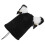 2St Skihelm Cover Zwart Knit Warm Elastisch Decoratief 2