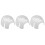 3St Ergonomische Witte ABS Helm Liners Voor Baseball Cap Veiligheid 8