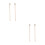 4St Marimba Hamer Maple Drumsticks Wit Voor Percussie Instrumenten 5