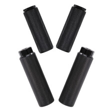 4St Aluminium Fietsvoeten Pegs Zwart Stevig Draagbaar Fiets Accessoire