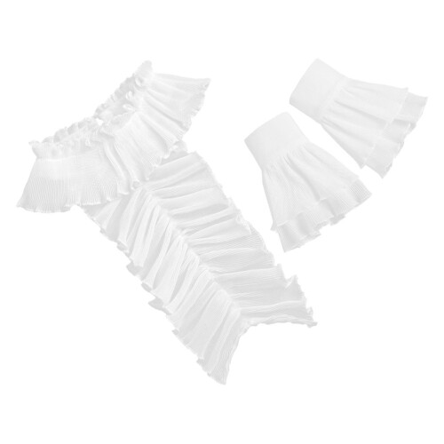 4Sets Nepkraag En Wrist Manchetten Set Vintage Dames 2