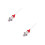 2St Multi Wollen Opossum Auto Hanger Voor Spiegel En 6