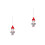 2St Multi Wollen Opossum Auto Hanger Voor Spiegel En 10