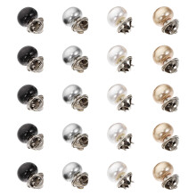 40Pcs Stylish Pearl Safety Pins for Clothing Bag Hat Decoration