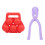 4Pcs Children Winter Maker Clip Mold with Comfortable Grip 1