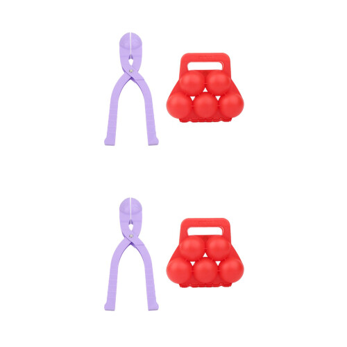 4Pcs Children Winter Maker Clip Mold with Comfortable Grip 1