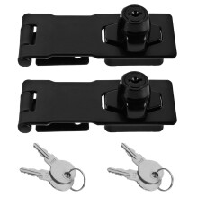 5Sets Zwart Rvs Lade Slot Met Sleutels Voor Meubel En