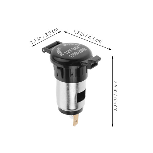 2St Auto Aansteker Aansluiting in Legering Met Snelle USB C Lader 2