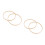 4St Duurzame Bamboe Dromenvanger Frames Lichtgeel Voor Creatief DIY 4